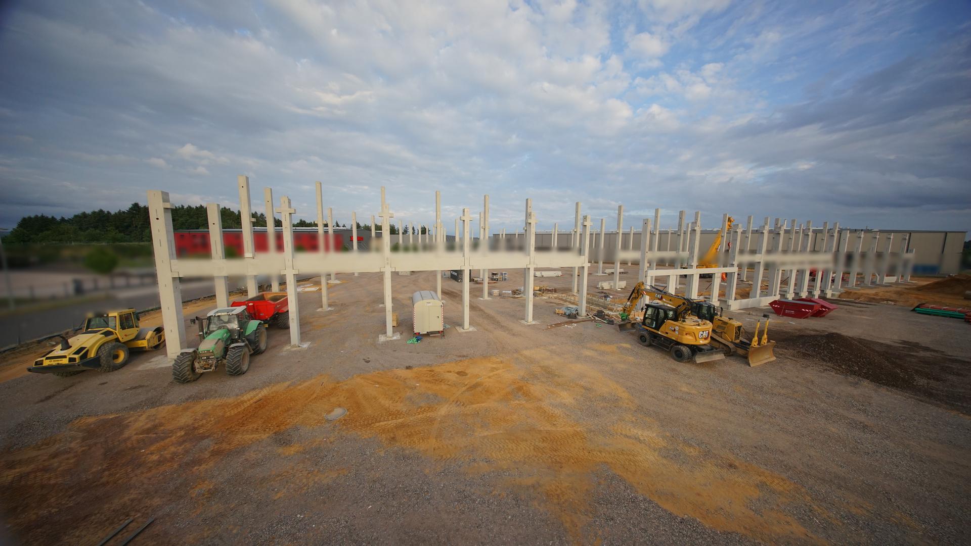 Aktuelles Bild der Baustellenkamera: Unser Neubau